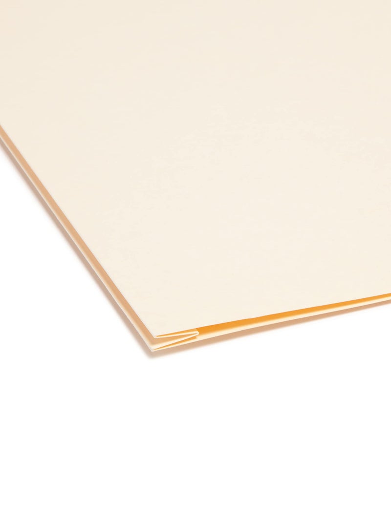 Smead File Folders, Reinforced 1/3-Cut Tab, 1-1/2"" Expansion, Legal Size, Manila, 50 Per Box (15405) - Image 4